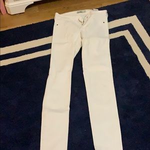White jeans super skinny